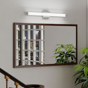 Lampada LED da 33 Pollici 18W 6000K Bianco Freddo per Specchio da Bagno, Illuminazione a Parete con Design Quadrato in Nichel Spazzolato - Product Image 3