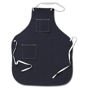 Delantal de Cocina Personalizado de Alta Calidad, Delantal de Lona Resistente para Cocinar, Ajustable, con Correas de Cuero para Colgar del Cuello, con Bolsillo, para Restaurante, Bar, Trabajo - Product Image 5