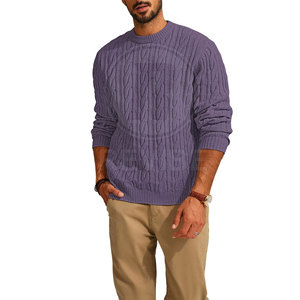 Pull tricoté tendance pour homme, respirant, avec logo frontal, design confortable, tissu doux, coupe décontractée - Product Image 4