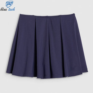 Ensemble de tennis personnalisé pour femmes grandes tailles : haut court sans manches à séchage rapide et jupe-short plissée, tenue de sport respirante pour la gym et le fitness - Product Image 6