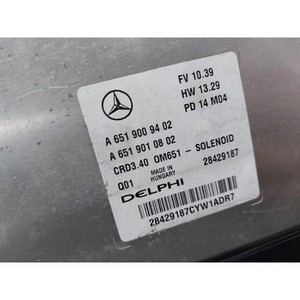 Unidad de Control del Motor Clase B 2011-2018 Usada OEM A6519009402 - Product Image 6