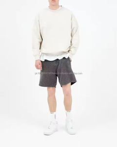 Sweat-shirt unisexe à col rond en coton français lourd, avec logo personnalisé, basique, pour homme - Product Image 5