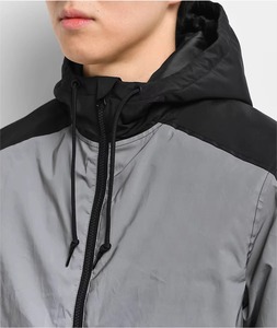 Custom Made Hooded Waterproof Quick Dry Breathable Polyester/Nylon Casual Autumn Windbreaker <b>Jacket</b> Men Outdoor Clothing Custom - Product Image 5