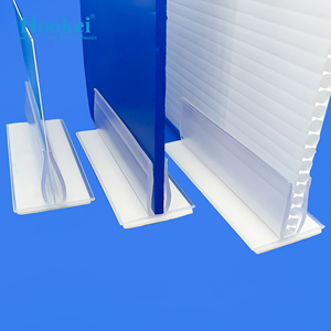 Hot Sale Price Tag Supergrip <b>Clear</b> Plastic PVC Advertising Sign Holder Marketing Sign Holders with Bottom Adhesive - Product Image 4