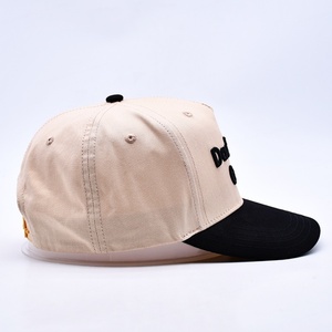 Nouvelles casquettes de baseball sportives 5 panneaux personnalisées avec broderie 2026, 100 % coton, toile standard, séchage rapide, respirantes, ajustables, à fermeture snapback - Product Image 5
