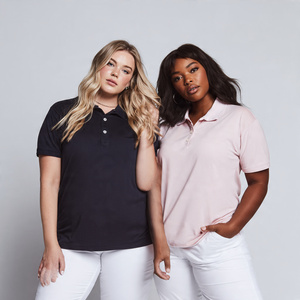Polo de Talla Grande para Mujer, Camisa Polo Informal Ligera con Botones, Estilo Urbano, Polo Oversize para Mujer - Product Image 6