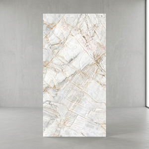 Claudia Onyx Blanc Haute Brillant Naturel Fritté Pierre Marbre Carrelage 1600x3200 Grande Taille Porcelaine pour Salle À Manger En Plein Air Salon - Product Image 5