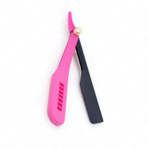 Professional Handle Straight Razor Titanium Coated Stainless Steel <b>Barber</b> Shaving Tool Private Label OEM Design - Product Image 3