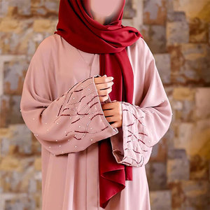 Abaya de Moda para Mujer, Diseño Personalizado, Vestido de Oriente Medio, Abaya de Lujo para Mujeres Musulmanas, Poliéster para Mujeres Adultas, Gran Venta - Product Image 3