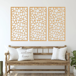 แผงไม้ MDF ทรงสี่เหลี่ยมผืนผ้าตัดด้วยเลเซอร์ศิลปะตกแต่งผนังด้านหลังของบ้านตกแต่งงานแต่งงานมี3รูปแบบ - Product Image 6
