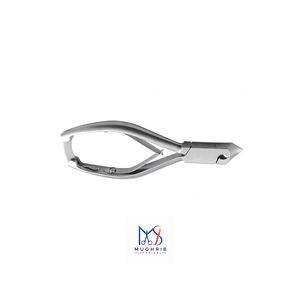 Coupe-ongles professionnel en forme de demi-lune, en acier inoxydable, lame courbée, articulation par boîtier, double ressort, ouverture large des mâchoires, durable pour les pieds - Product Image 3