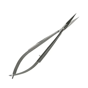 Ciseaux à ressort en acier inoxydable Ryzer Studio, lame incurvée, pointe acérée, ouverture automatique, ciseaux de manucure durables, outil de coupe des ongles - Product Image 1