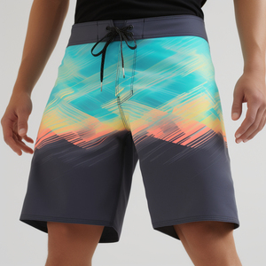 Custom OEM Sublimation Print <b>Men's</b> Spandex Polyester Board Shorts Quick-Dry Surf Beach Swim <b>Trunks</b> Wholesale Summer Swimwear - Product Image 4