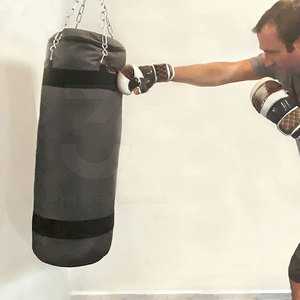 Sacos de boxeo para ejercicio al por mayor de fábrica, diseñados con material resistente al desgaste, correas de suspensión reforzadas y acabado duradero. - Product Image 6