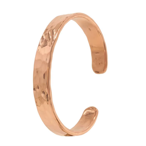 Antique Creations Luxury Hammered Copper Bracelet-Handmade Adjustable Pure Copper Bangle Customizable Size Promotional <b>Gift</b> - Product Image 3