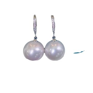 Pendientes de Perlas de Agua Dulce de 7-8 mm Estilo Reina para Mujer, Elegantes y con Temperamento, con Joyería de Perlas Naturales en Oro de 14K - Product Image 5