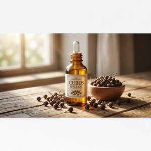 Aceite de Pimienta Cubeba Natural para Productos Aromáticos, Mezclas de Perfumes, Fabricación de Cosméticos y Aplicaciones en la Industria de Fragancias - Product Image 1