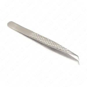 Professional Stainless Steel Eyelash Tweezers Diamond Grip Precision Lash Extension <b>Tool</b> Volume High Quality - Product Image 4