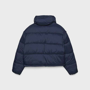 Blouson matelassé à col montant pour femme, chaud et décontracté, avec fermeture éclair intégrale, idéal pour les commandes en gros - Product Image 2