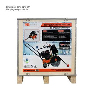 Sega per Pavimenti in Calcestruzzo a Benzina da 6,5 HP, Profondità di Taglio 3 Pollici, Nuova TMG Q300 per Lavori Pesanti - Product Image 4