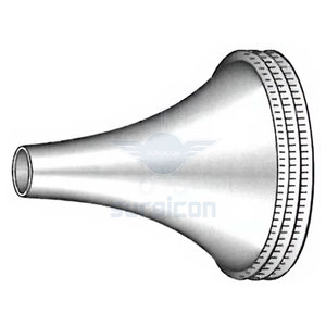 Spéculum auriculaire Pritchard, diamètre 7,5 mm, fig. Instrument d'examen otoscopique de précision 3-en-1 pour le canal auditif professionnel - Product Image 2