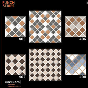 Dalles de sol numériques antidérapantes pour parking, céramique mate extérieure 300x300mm 30x30cm 12x12 pouces - Product Image 1