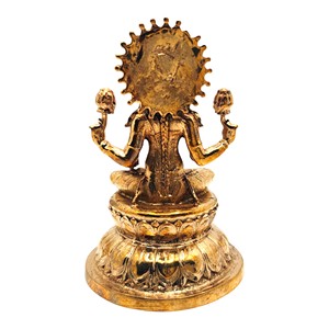 Decorative Brass Statue Carved <b>Antique</b> Finish Figurine Customized Shape Religious Art Collectible Diwali Desk <b>Ornament</b> - Product Image 4