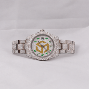 Luxury Stainless Steel Moissanite Diamond Iced Out <b>Watch</b> Men <b>Women</b> Fashion Wristwatch - Product Image 1