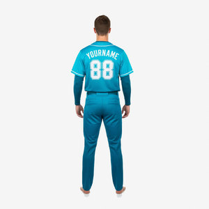 Uniformes de baseball en polyester 100% en gros pour les fabricants d'équipement d'origine (OEM) - Créez votre propre uniforme de baseball imprimé par sublimation pour adultes - Product Image 3