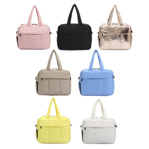 Bolsa de Viaje de Nailon Blanca Personalizada de Gran Capacidad, Bolsa de Gimnasio con Asa Suave y Cierre, Bolsas de Fitness - Product Image 6