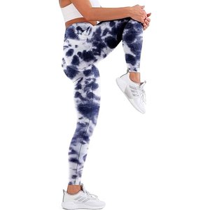 Leggings Deportivos de Cintura Alta, Sin Costuras, Sólidos, Largos, para Mujer, Pantalones de Yoga, para Gimnasio, Entrenamiento, Elásticos, Transpirables, para Correr - Product Image 2