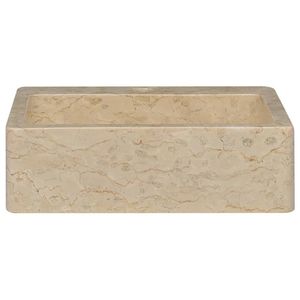 Lavabo in Marmo Crema 40x40x12 cm - Eleganti Lavabi - Product Image 2