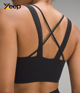 Sujetador Deportivo de Yoga para Mujer XEEP de Alta Calidad XC-SB-107, Diseño Sólido y Simple, Transpirable, con Tirantes Ajustables y Almohadillas Extraíbles, Alto Soporte - Product Image 4