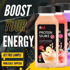 Lait frappé protéiné pomme et banane amande 350ml fabrication | Vente en gros meilleur prix 15g de protéines 0g de sucre échantillon gratuit OEM/ODM - Product Image 6