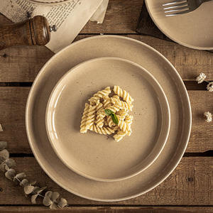 Juego de Platos Hondos para Arroz/Sopa de Porcelana Europea con Esmalte Azul, Diseño Creativo a Rayas, Ecológico, para el Hogar - Product Image 2