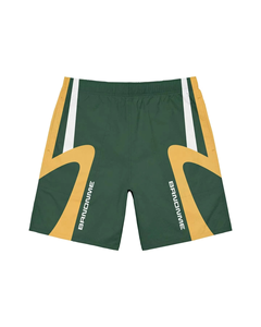 Unisex Blue Yellow Color Blocking 2 1 Lightweight Tracksuit Full Sleeve Half-<b>Zip</b> Sporty <b>Shorts</b> Quick Dry Regular Fit Spring - Product Image 6