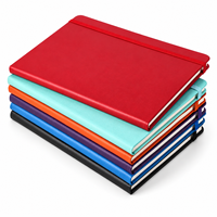 Carnet à couverture rigide en PU avec logo personnalisable, journal d'affaires multicolore pour le bureau, l'école et les cadeaux