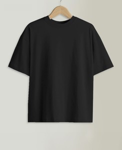 เสื้อยืดโอเวอร์ไซส์ผู้ชาย คอกลม สีพื้น ผ้าที่ยั่งยืนได้ ไซส์ใหญ่ สำหรับออกกำลังกายและสวมใส่ในเมือง ตามเทรนด์ใหม่ - Product Image 1