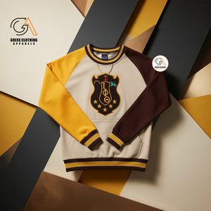 เสื้อสเวตเชิ้ตคอกลม Iota Phi Theta Homecoming สำหรับผู้ชาย ทรงปกติ ผ้าฝ้าย 100% น้ำหนัก 370 กรัม สีทอง มีกระเป๋าเสื้อ สไตล์ลำลอง - Product Image 5