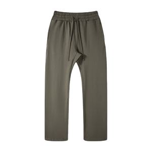 กางเกงวอร์มผู้ชายฤดูร้อนปี 2025 น้ำหนักเบา 400 กรัม สไตล์ลำลอง สีพื้น ทรงขาตรง แต่งขาด ขอบเอวยางยืด 100% - Product Image 3