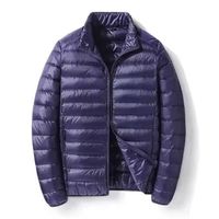 Veste matelassée en duvet de haute qualité avec logo personnalisé OEM, veste épaisse à capuche tendance pour homme, veste bomber d'hiver personnalisée, veste matelassée brillante pour homme