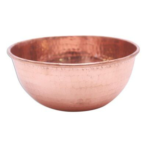 Bol en cuivre martelé fait main, bol de service vintage en métal pour servir les aliments et offrir en cadeau, bol en cuivre en solde - Product Image 2