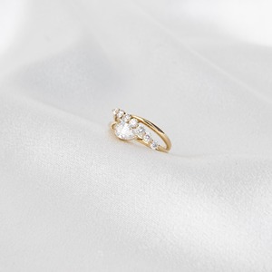 14K Yellow <b>Gold</b> 1 Carat Pear Lab Diamond <b>Ring</b> <b>Set</b> Curved Wedding Band Bridal <b>Set</b> Elegant Engagement <b>Ring</b> for Women - Product Image 2