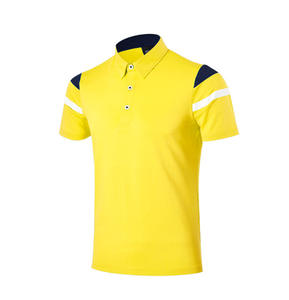 Chemises polo pour hommes en coton lourd et polyester de haute qualité, manches courtes, pour uniforme de travail - Product Image 3