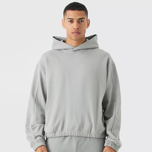 Sweat à capuche pour homme OEM personnalisé, délavé à l'acide, avec impression numérique DGT, broderie, style streetwear, grammage lourd, effet vieilli et délavé soleil - Product Image 1