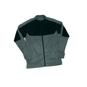 Blouson de sport pour homme à blocs de couleur, col montant, fermeture éclair, en polyester respirant, coupe sportive pour l'automne - Product Image 5