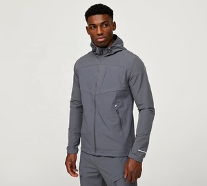 High Quality Custom Design Men's Breathable Windproof <b>Canvas</b> Windbreaker Jackets Zipper High Street for Outdoor Warm Casual - Product Image 3