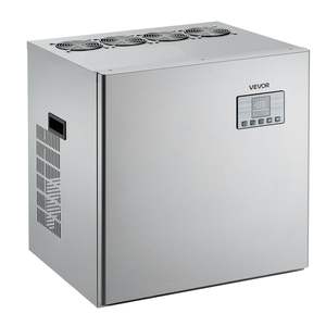 Équipement de cuisine commerciale en acier inoxydable, machine à glaçons de 400 lb/jour, auto-nettoyante, épaisseur réglable pour les restaurants - Product Image 1