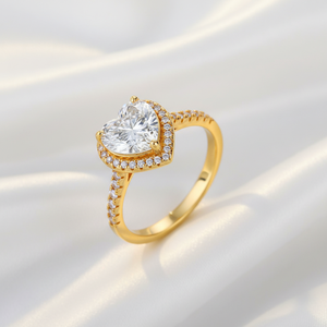 แหวนมอสซาไนต์แท้ 1.50 กะรัต ดีไซน์รูปทรงอินฟินิตี้ คลาสสิก ประดับเพชรแบบพาเว่ ตัวเรือนเงินแท้ S925 เหมาะสำหรับเป็นแหวนแต่งงานหรือของขวัญวันครบรอบ - Product Image 6