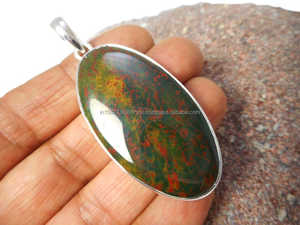 Colgante de Plata de Ley 925 con Granate, Chapado en Oro, Joyería Artesanal con Piedras para Collar de Compromiso - Product Image 2